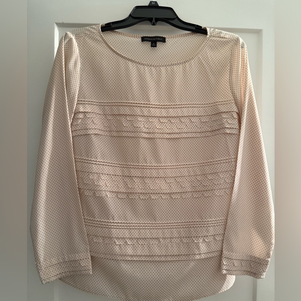 Banana Republic Cream Lace Blouse